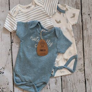 baby organic cotton onesies 3-6m